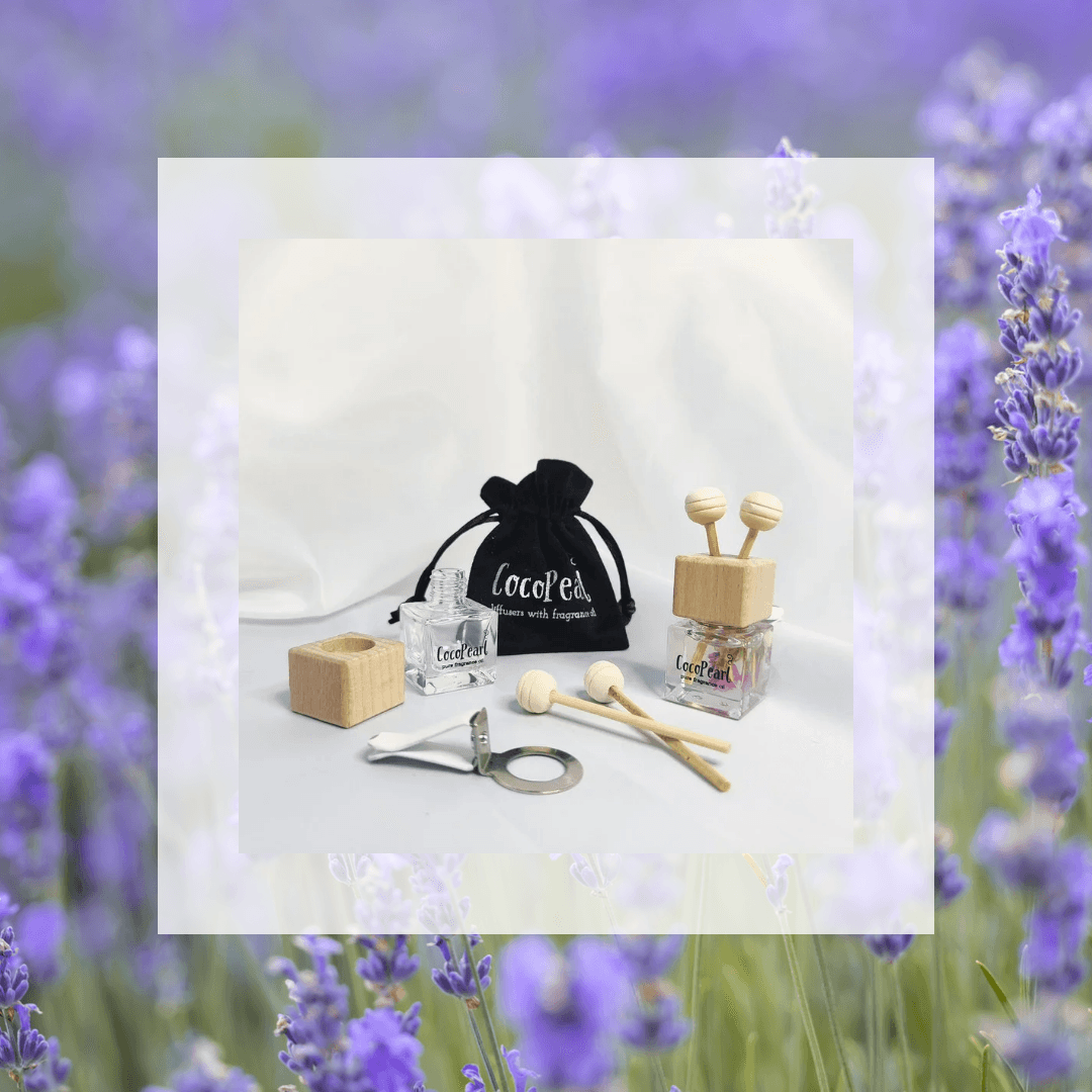 Car Reed Diffuser | Lavander True Essential oil NEW - CocoPearl Candles