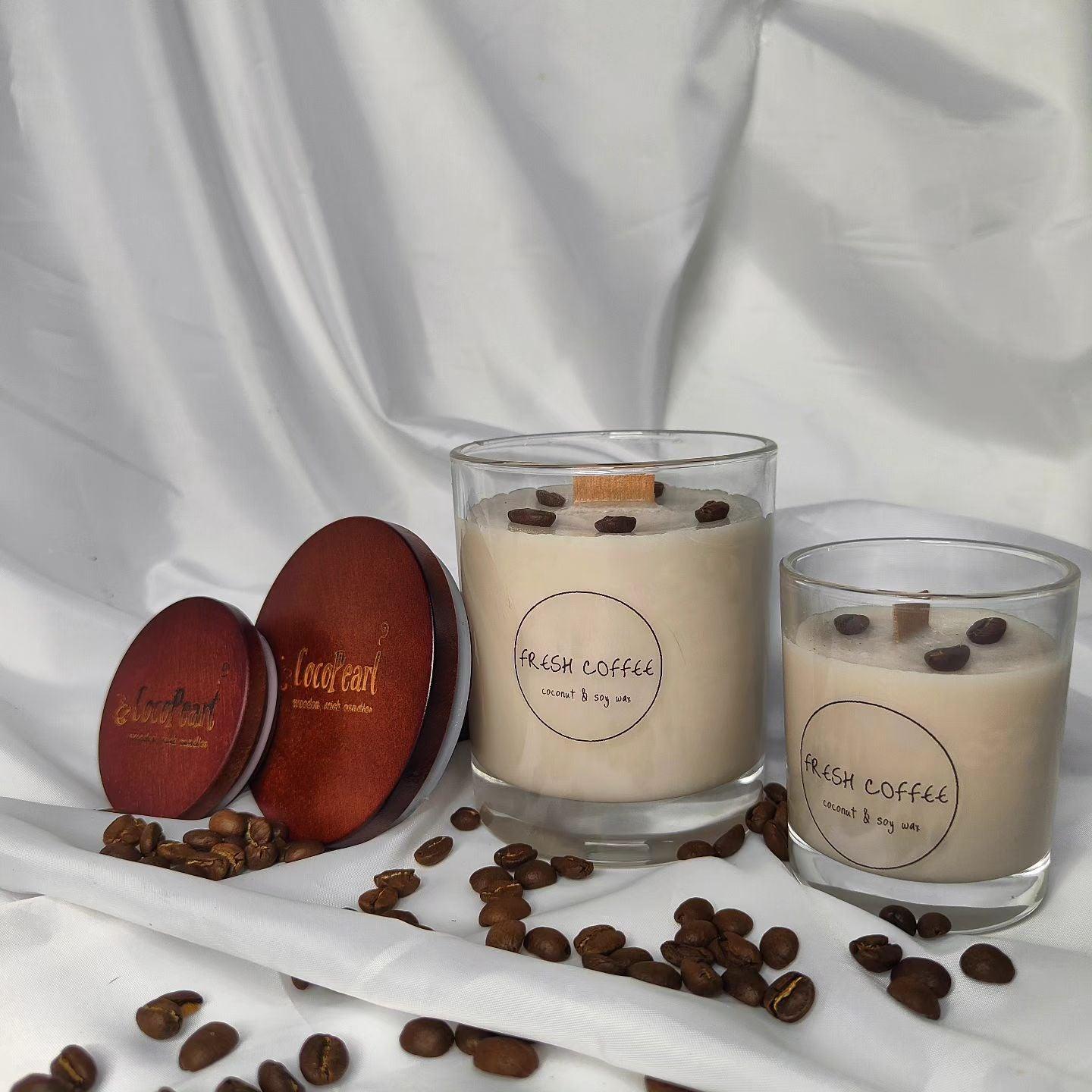 Fresh Coffee | Wooden wick - CocoPearl Candles