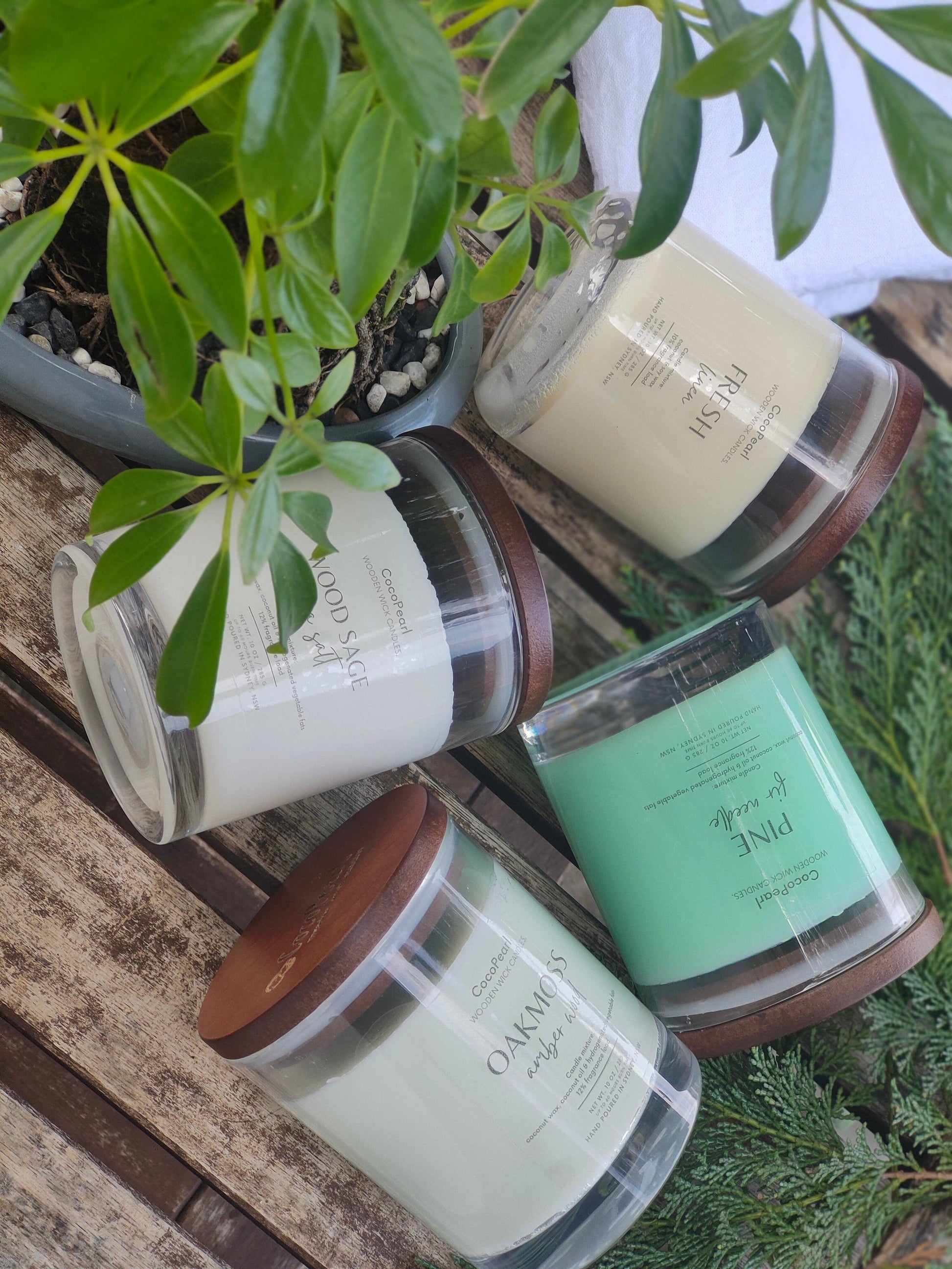 Fresh scents | Candle SET - CocoPearl Candles