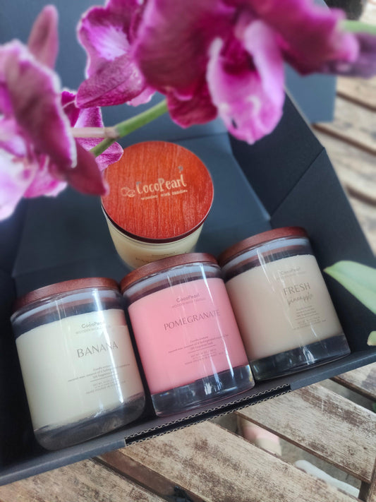 Fruity scents | Candles SET - CocoPearl Candles