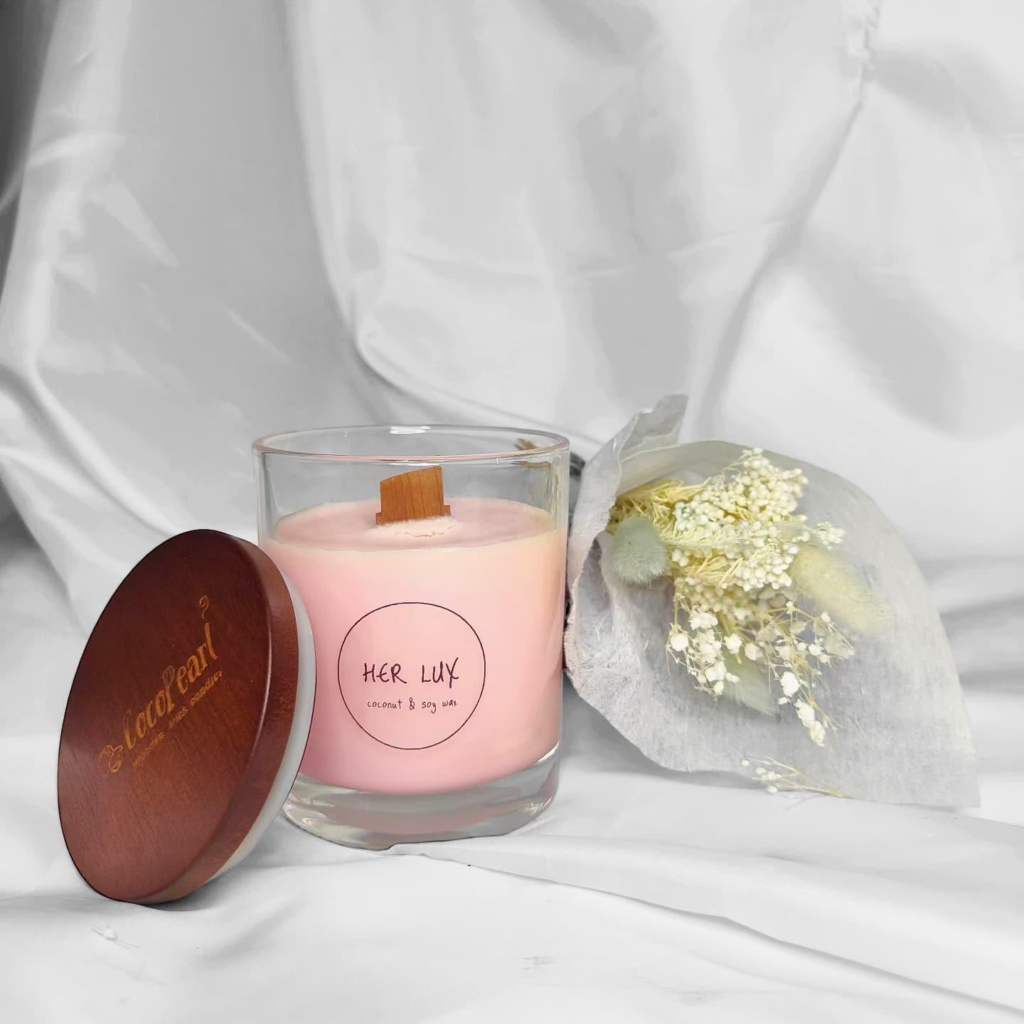 Lady Million Type HER LUX | Wooden wick - CocoPearl Candles
