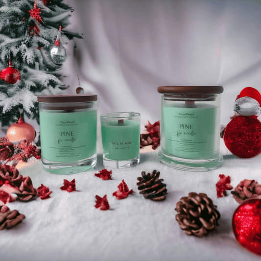 Pine & Fir Needle | Scented Candle - Small and Big- CocoPearl Candles