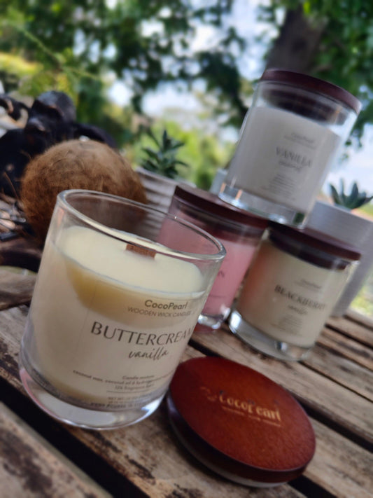 Vanilla scents | Candle SET - CocoPearl Candles