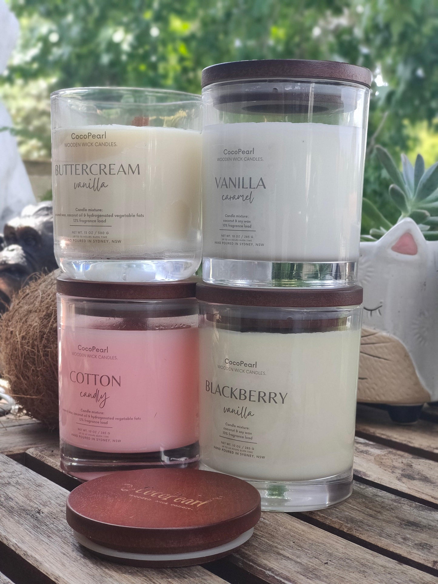 Vanilla scents | Candle SET - CocoPearl Candles